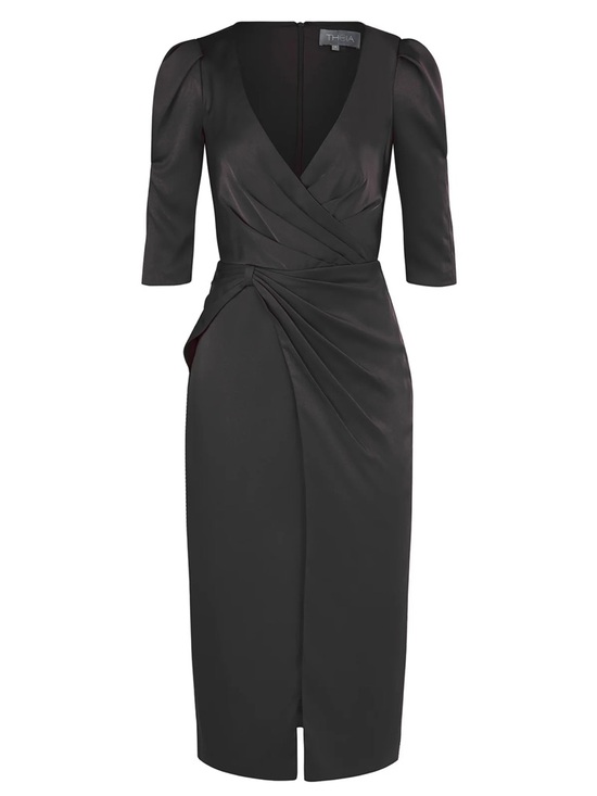 Theia Dresses & Skirts - Theia Ina Cocktail Midi Dress
